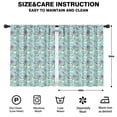 thumbnail image 2 of Blackout Kids Curtains,Blue Cartoon Pegasus Donut Pattern Childrens Insulated Curtains Set Of 2,Bedroom Essentials,Toddler Room Decor 42"x54", 2 of 5