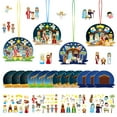 thumbnail image 2 of Gqtwoy Nativity Scene Stickers for Kids, Religious Christmas Party Decoration Stickers, Holiday Storytelling and Craft Kit, 12 Stickers, 12 Background Cards, 12 Ribbons, Fun Nativity Party Game, 2 of 9
