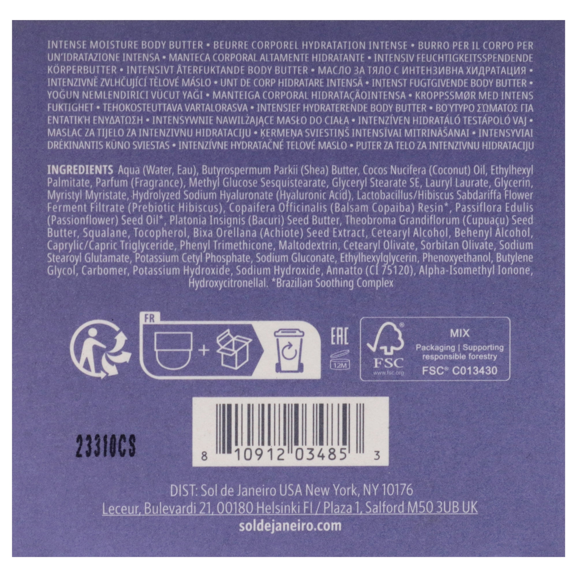 Sol de Janeiro Delicia Drench Fresh Body Butter, 8 oz with Sol de Janeiro Delicia Drench Fresh Body Butter, 8 oz with