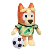 Bluey, Bingo Soccer 6.5 inch Plush Toy, with Soccer Jersey and Plush Ball. Ages 3+