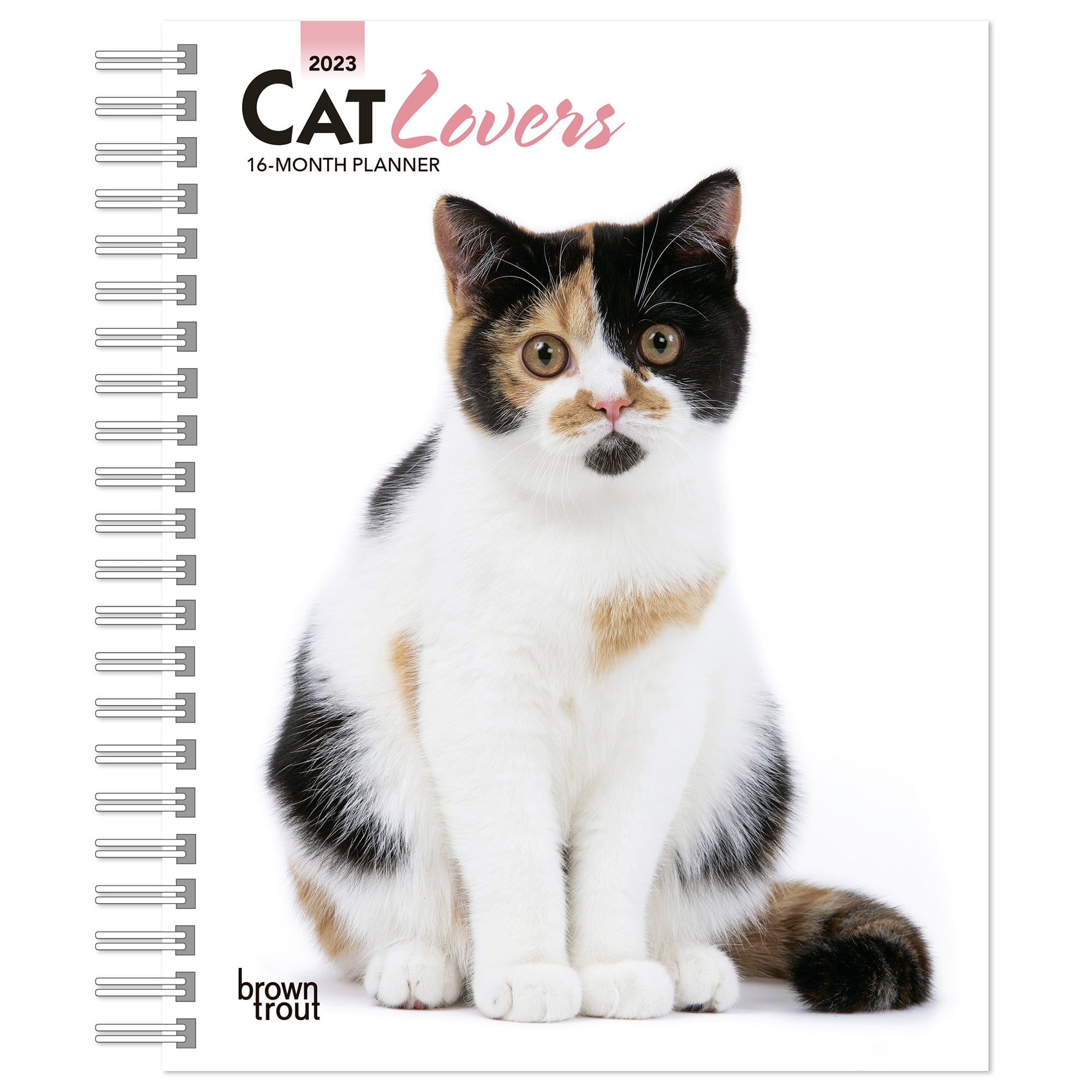 Cat Lovers 2023 6x7.75" WireO Engagement Planner Calendar