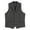 10 - Gray, variant on Men's 5 Button Tailored Collar Slim Fit Formal Herringbone Tweed Suit Vest