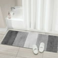 thumbnail image 2 of YouLoveIt Striped Microfiber Bathroom Spa Mat Rug Washable Bath Rug Soft Plush Anti-Skid Shower Rug Toilet Mat Super Absorbent mats, 18X25.6", 19.6X31.5", 18X47.2", 2 of 8