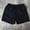 Black#27, variant on Handshe Men Summer Linen Shorts Elastic Waist Drawstring Shorts with Pocket Casual Fashion Beach Pants Fitness Sweatpant