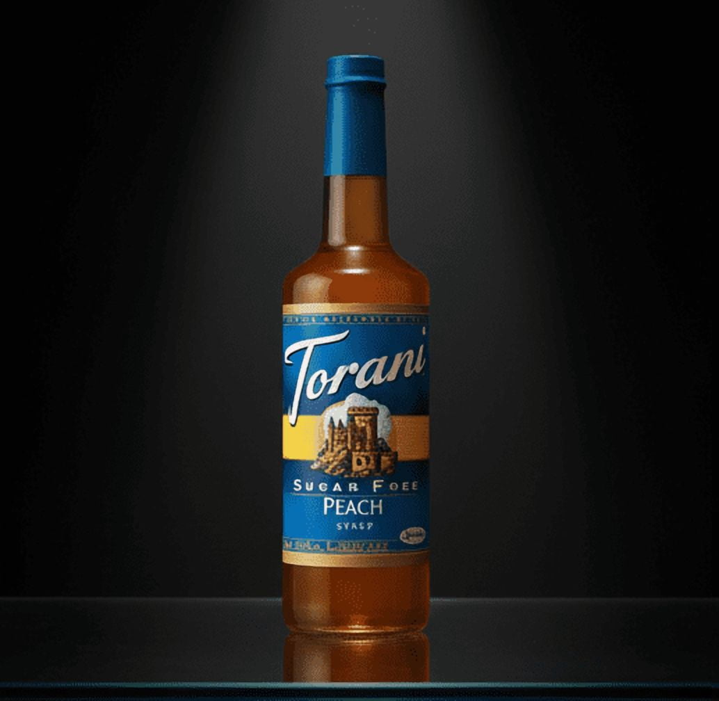 Torani Peach Sugar Free Syrup cs 12/750 ml