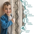 thumbnail image 3 of Blackout Kids Curtains,Boho Bohemia Geometric Line Art Childrens Insulated Curtains Set Of 2,Bedroom Essentials,Toddler Room Decor 42"x54"(106x137cm), 3 of 4