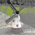 thumbnail image 1 of Garden Ornament Windmill Solar Lamp,powered Automatic Windmill With Led Light Resin Crafts, 1 of 1