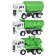 thumbnail image 2 of Green Plastic Baby Car Model Toy for Kids Playing with Smooth Touch and Design 3pcs, 2 of 3
