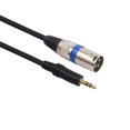 thumbnail image 3 of 5PCS 3m / 9.84ft 3.5mm Enchufe macho estéreo a 3 pines XLR Cable de audio de micrófono macho WDOplteas  Para estrenar, 3 of 3