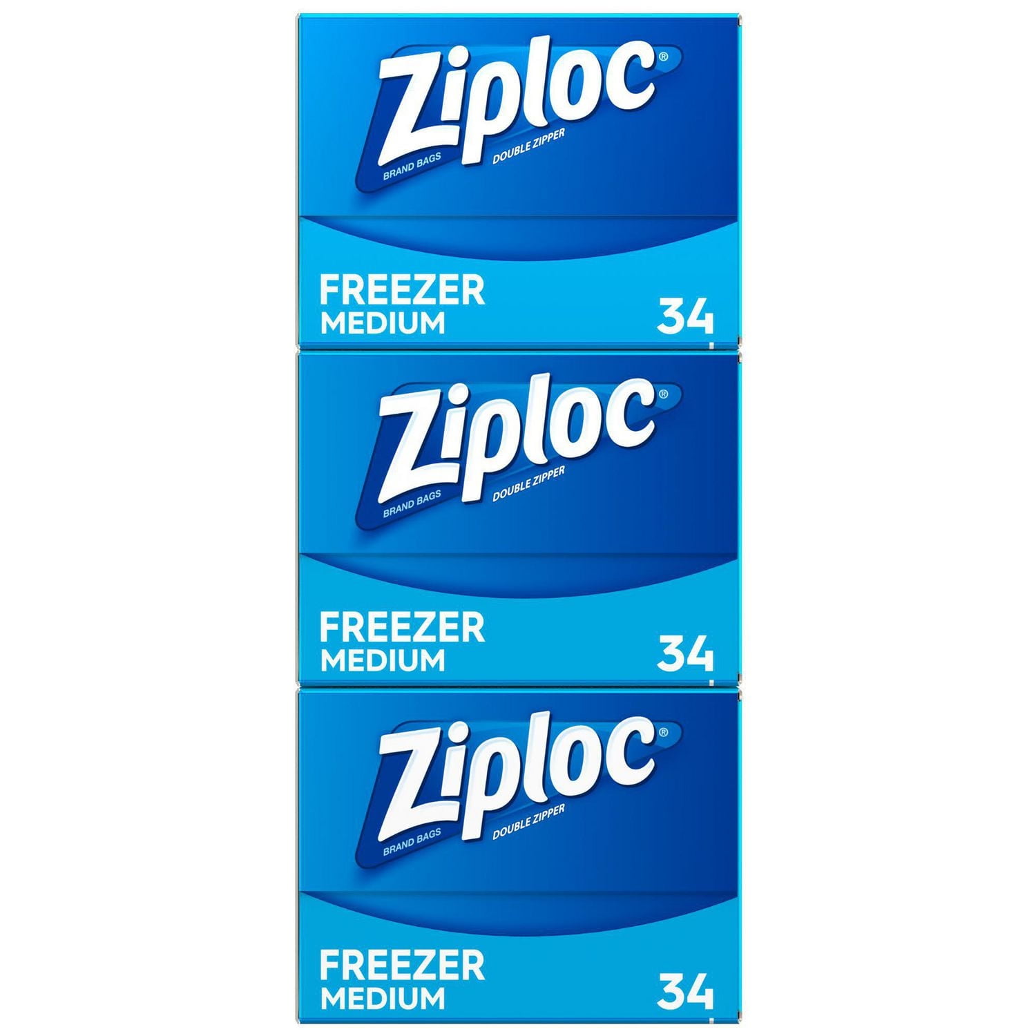 Sacs de congélation moyens de ZiplocMD 3 x 34