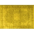 thumbnail image 1 of Ahgly Company Indoor Rectangle Persian Yellow Traditional Area Rugs, 5' x 8', 1 of 4