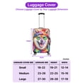 thumbnail image 5 of Hippie Shiba Inu Portrait Watercolor Tie-Dye Vintage Styles Travel Luggage Cover Shibas Dog Lovers Gifts Idea Suitcase Dust Protective Decor - 00014, 5 of 5