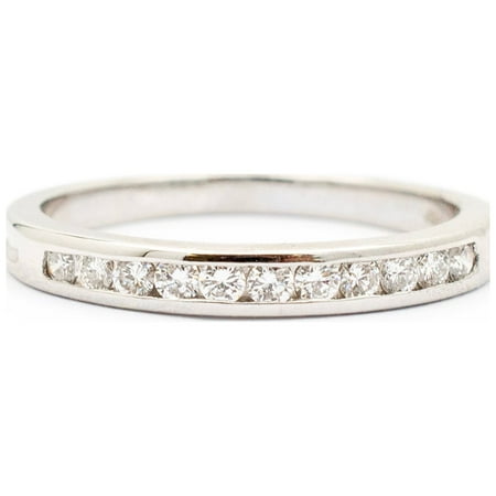 Tiffany & Co. Ladies Platinum Channel Set Diamond Wedding Band