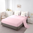 thumbnail image 5 of Homewish Pink Castle Bedding Comforter Set 7pcs for Teens Adults Female,Dreamy Princess Queen Bedding Sets Super Cozy,Stars Print Queen Sheet Sets,Super Cozy Room Decor,Reversible, 5 of 8