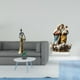 thumbnail image 2 of Figura de mujer africana, adorno de resina, decoración de escritorio acrílica, estatua de dama hecha a mano, letrero de mesa artesanal, ideal para reg, 2 of 8