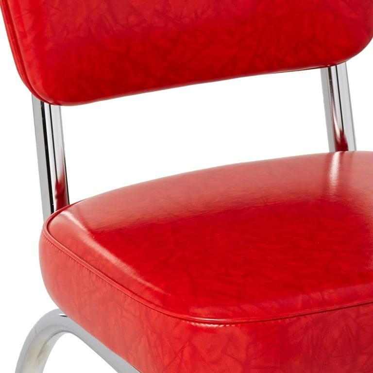 Richardson Seating Indoor Dining Chair, Cracked Ice Retro Design