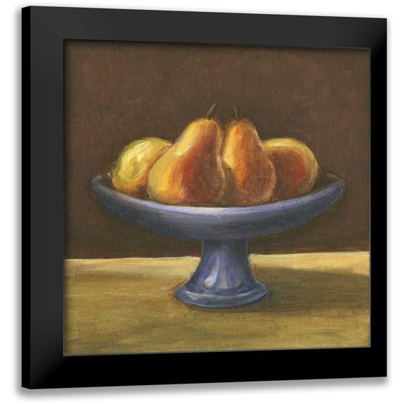 Harper, Ethan 12x12 Black Modern Framed Museum Art Print Titled - Rustic Fruit Bowl IV