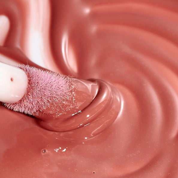 Lottie London Plumped AF, Sheer Plumping Liquid Lip Gloss, Nude, 0.14 fl oz