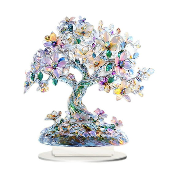 Adorno acrílico de de Base, colección de regalos 2D, centro de mesa artesanal, decoración de escritorio para el hogar, sala de estar Estilo B