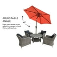 thumbnail image 5 of COBANA 7.5’ Patio Umbrella, Outdoor Table Market Umbrella for Garden, Orange, 5 of 7