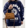 thumbnail image 4 of Kukuzhu Small Corduroy Tote Handbags Women Fashion Satchel Casual Zipper Crossbody Bag Hobo Bag Messenger Bag 2023, 4 of 8