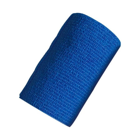 Wswqop Vet Wrap Tape Non Woven Breathable 4 inch Self Adherent Wrap Athletic Tape Horse Blue