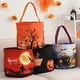 thumbnail image 5 of Bewildely Bolsa de almacenamiento de dulces de Halloween con luz, juguetes de gran capacidad, bolsas organizadoras de regalo, organización Kits de decoración para fiestas Rojo, 5 of 6