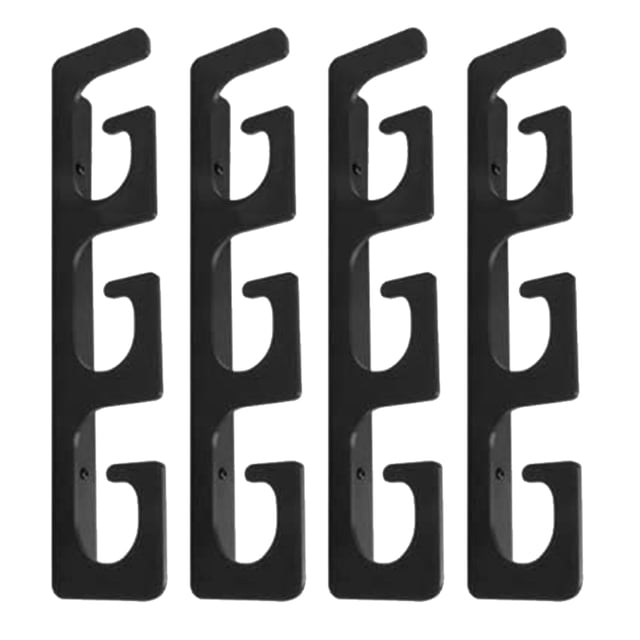 2 Pares Estantes para Cañas Pescar Techo Con Capacidad para 6 Cañas Estante para Cañas Pescar Pared Interior