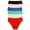 Assorted Color (6-Pack), variant on Angelina Women's Cotton Bikini Panties with Rhinestone Detail (12-Pack)
