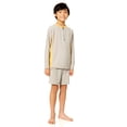 thumbnail image 5 of Rugged Shark Boys Long Sleeve Half Zip Rash Guard, Sizes 4-16, 5 of 6