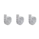thumbnail image 5 of Bewildely Pegatinas ostentosas, decoración de cristal de resina, cuentas decorativas de fijación ligera, tira de taladro llamativa plateada, 1 yarda, 3,5 Plata 1 Yarda 3.5 cm de ancho 3piezas Bewildely CBP377018, 5 of 6