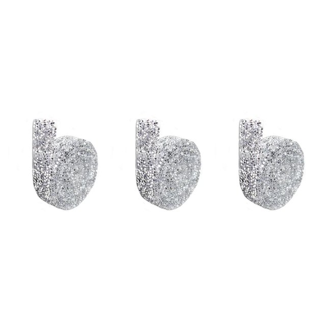 Kearding Bling Stickers Fix Decor Beads Drill Strip Plata 1 Yarda 2 cm Ancho Type1 NO1