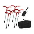 thumbnail image 3 of Almencla 6 Pieces Ice Fishing Anchors Ground Nails Practical Ice Anchor Drill Adapter Without Socket, 3 of 8