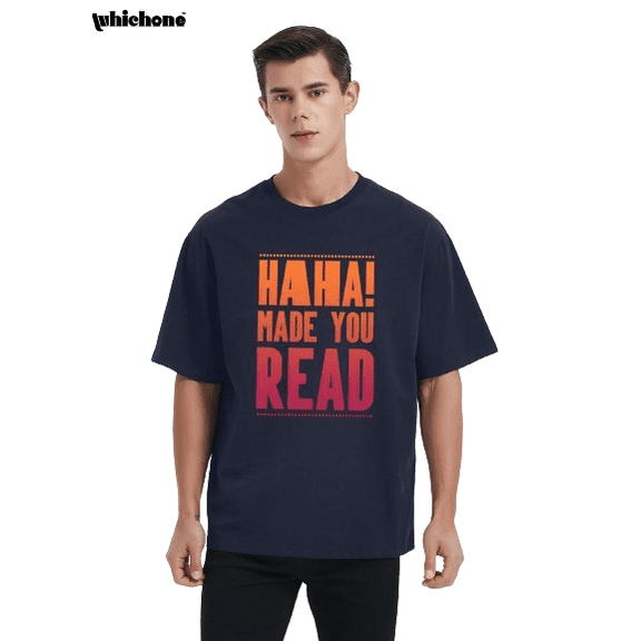 Whichone Men's & Big Men's HAHA Made You Read Graphic T-Shirt, Sizes M-3XL