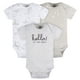 thumbnail image 1 of Gerber Essentials Pañalero body bebé blanco gris algodón conjunto cómodo, 1 of 5