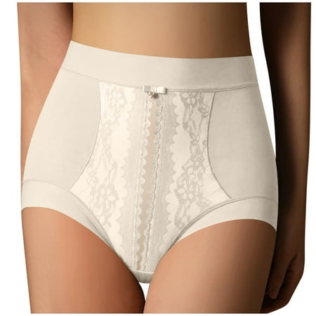 Sdeycui Women s No Show Briefs Underwear High Waist Tummy Control Panties Soft Breathable Panty