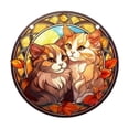thumbnail image 5 of Cute Cat Acrylic Suncatcher for Window Hanging, Stained Glass Window Hanging Sun Catcher with Chain, Colorful Decorative Ornaments for Home Window Art Decor, 5 of 6