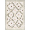 thumbnail image 3 of Safavieh Chelsea Lara Bordered Wool Area Rug, Ivory/Green, 3'9" x 5'9", 3 of 12
