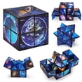 thumbnail image 1 of Luaxkpi Juguetes para niños de 8 a 12 años Regalos para niños de 9 10 11 12 años Infinity Cube Fidget Toy para niños de 8 a 10 años Cubos de Estrellas para niños Juguetes para niñas de 10 a 12 años Re, 1 of 7