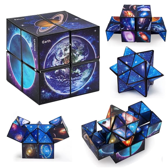 Luaxkpi Juguetes para niños de 8 a 12 años Regalos para niños de 9 10 11 12 años Infinity Cube Fidget Toy para niños de 8 a 10 años Cubos de Estrellas para niños Juguetes para niñas de 10 a 12 años Re