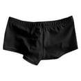 thumbnail image 4 of Stephy Hot Summer Women's Sexy Solid Color Hip Lifting Shorts, Black, 5XL, 4 of 4