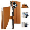 thumbnail image 1 of Funda cartera GANGXUN para Xiaomi POCO M6 4G , cuero PU con tarjetero, cremallera, correa de mano, soporte y protección 1004°, 1 of 6