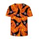 thumbnail image 5 of Blusa de camiseta informal con estampado de manga corta y cuello en V de verano para mujer a la moda Fridja  zx3743, 5 of 5