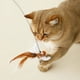 thumbnail image 5 of Interactive Cat Toy Handfree Cat Stick Playing Kitten Playing Teaser Wand Toy Suction Cup Bird/Feather Cat Wand Pet Supplies ShopWise Round, 5 of 87