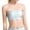 Light Gray, variant on Women's Shiny Metallic Bandeau Top - Sexy Leather-Look Tube Top, Performance Stage Wear, Stretchy Strapless Crop Top for Parties, Clubs & Music Festivals (Silver, L)
