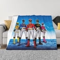 thumbnail image 1 of Manta polar de Power Rangers, súper suave y acogedora, manta de franela ligera, suave y cómoda, mantas de felpa cálidas para sofá, cama, 1 of 5