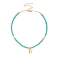 thumbnail image 1 of Collier Ras du Cou Perlé Fait Main Bohème Collier Ajustable Coloré Coquillage Surfeur Colliers Plage Pooka Boho Tendance Collier Été Mode Collier Initiale Perle Collier Packs de Colliers Y Collier pour, 1 of 4