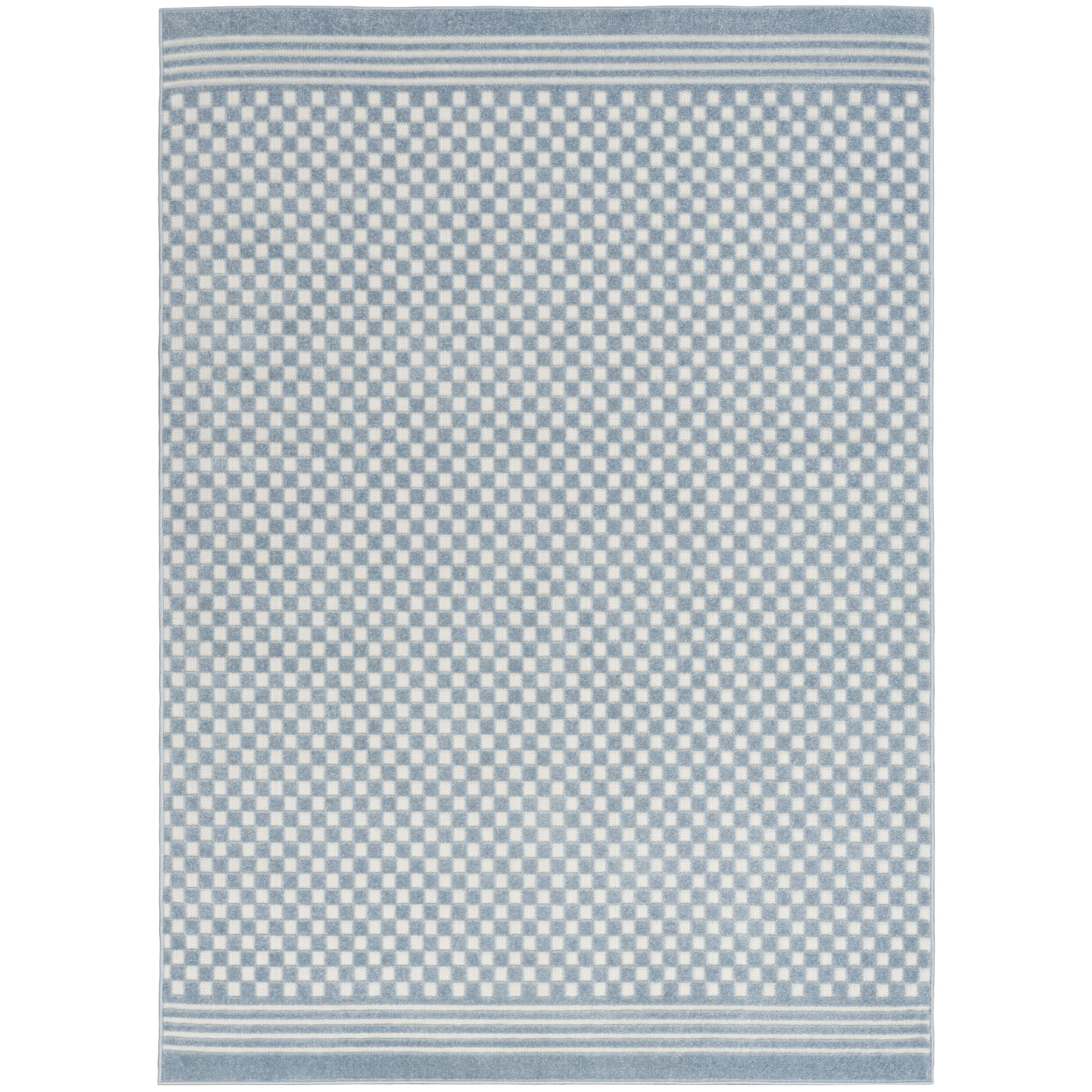 Nourison Casual 5'3" x 7' Blue Coastal, Nautical & Beach Indoor Rug