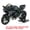 Black, variant on Officially Licensed 1:12 Kawasaki KX450 & NINJA 400 Alloy Diecast Motorcycle Model with Steering Front Wheel and Shock Absorption - Collectible Toy Gift