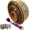 3 Pack - 13, 10 & 6" -Cork/Woodgrain +Strap, variant on Yoga Wheel 13" with Most Detailed Book Step by Step Guide on How to Do 30+ Poses,! Perfect for Stretching and Improving Backbends
